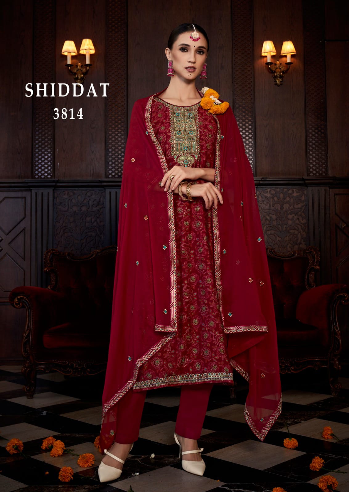 Rang Shiddat Muslin By Kessi Churidar Dress Material Catalog